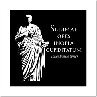 Latin - Summae Opes Inopia Cupiditatum Posters and Art